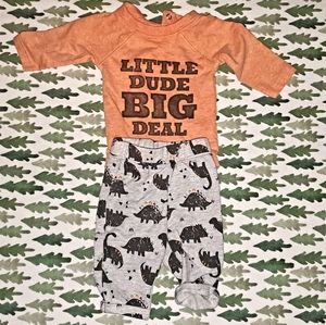 Newborn boys long sleeve outfit